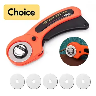 45mm Leather Craft Rotary Cutter Leather Cutting Tool Fabric Cutter Circular Blade DIY Patchwork Sewing Quilting Fit Cut