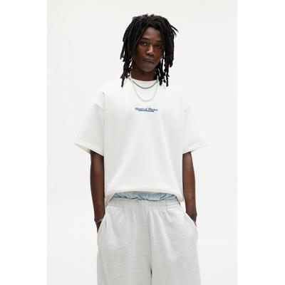 Embroidered Short Sleeve Sweatshirt