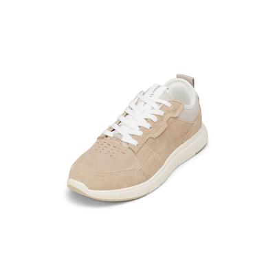 Sneaker MARC O'POLO "aus edlem Veloursleder", Herren, Gr. 40, sesame, dapple gray, Obermaterial: 100% Leder (Rind), unifarben, Schuhe Image