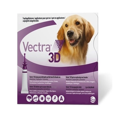 Vectra 3d per cani di taglia grande 55-88lbs 12 Dosi