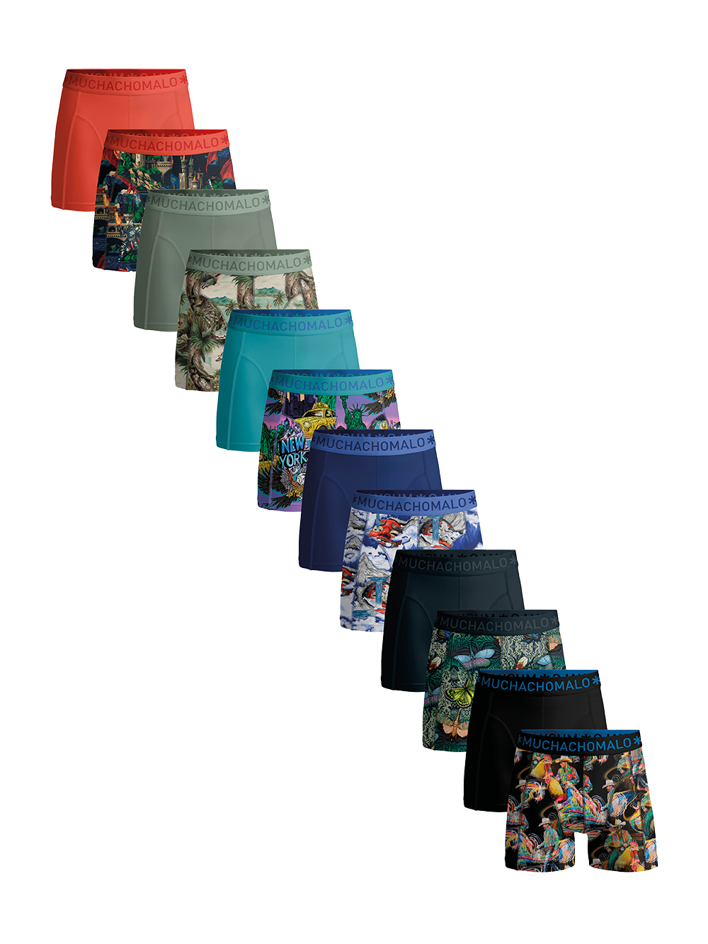 Muchachomalo Herren Boxer Shorts - 12er Pack - Herren Unterwäsche Image