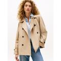 Tommy Hilfiger Jacke "COTTON REG" Damen BEIGE, Gr. 46, Baumwolle, Jacken outdoor