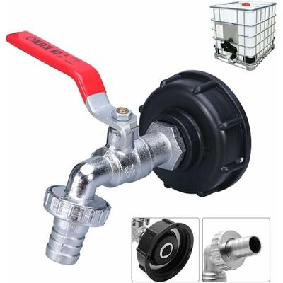 Linghhang - 3/4 Tankhahn 1000l, Tankadapter S60X6 ibc Hahnverbinder, Gartenhahn mit Image
