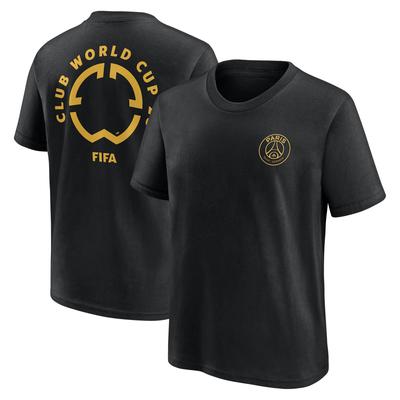 PSG x CWC Dual Logo Grafik T-Shirt - Schwarz - Kinder Image