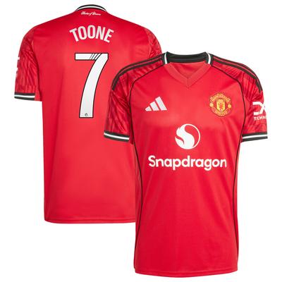 Manchester United adidas Heimtrikot WSL 2025-26 mit Aufdruck Toone 7 Image