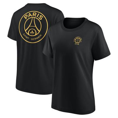 PSG x CWC Dual Logo Grafik T-Shirt - Schwarz - Damen Image