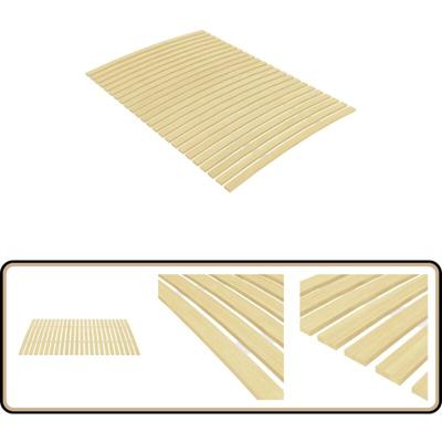 Lattenrost mit 24 Latten 120x200 cm - Holz Lattenrost - Lattenrost 120x200 - Pappelholzlattenrost Image