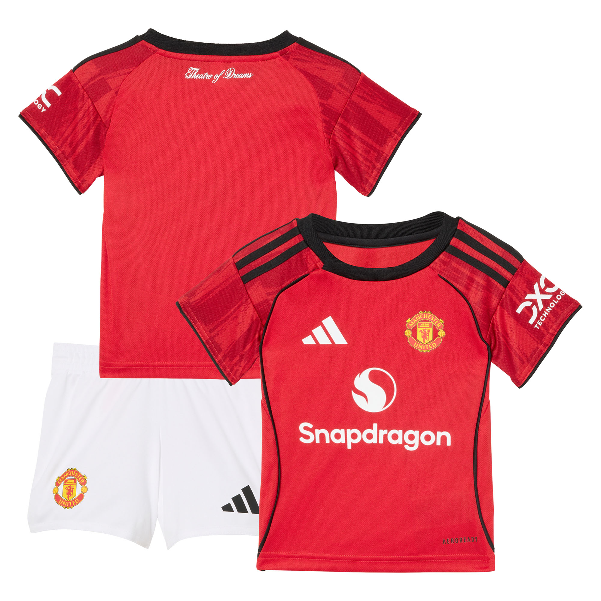 Manchester United adidas Heim-Babykit 2025–26 Image