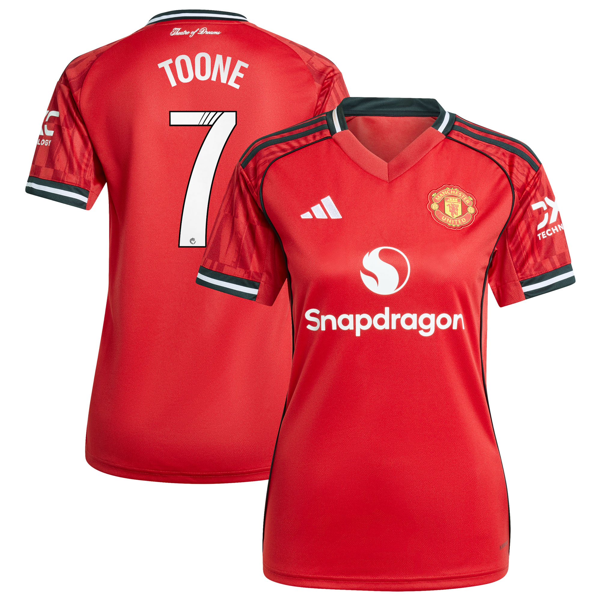 Maillot Domicile Manchester United adidas WSL 2025-26 - Femme con dorsal 202794781