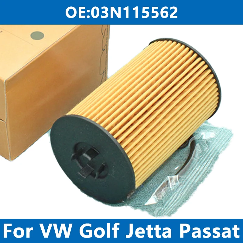 1/6/10PCS Auto Filtro Olio 03N115562B Per VW Golf VII JETTA IV Passat B8 Tiguan SHARAN CADDY CRAFTER SKODA Octavia SEAT 1.6 2.0TDI