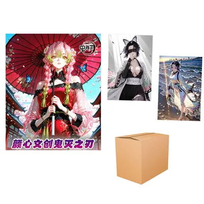 2025 Großhandel Demon Slayer Anime Collection Karten Booster Box Acryl CTG Karten Sexy Stil Waifu Spielen Spielbrett Karten Image