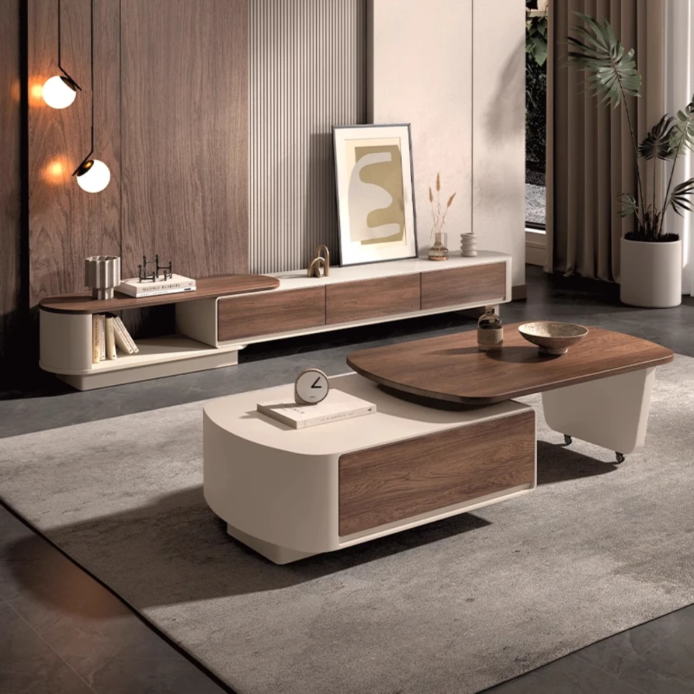 Luxus Holz Couchtische Modernes Design Nordic Minimalist Couchtische Wohnzimmer Vintage Stolik Kawowy Wohnmöbel