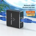 Gigabit Ethernet Switch Rj45 Splitter LAN Gigabit Adattatore di estensione 1000Mbps Connettore di rete 1to2 Per PC Laptop TV Box Router