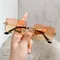 Retro Brillen Metallrahmen Rahmenlose Sonnenbrille Rechteckige Sonnenbrille Vintage Sonnenbrille Sonnenbrille für Frauen