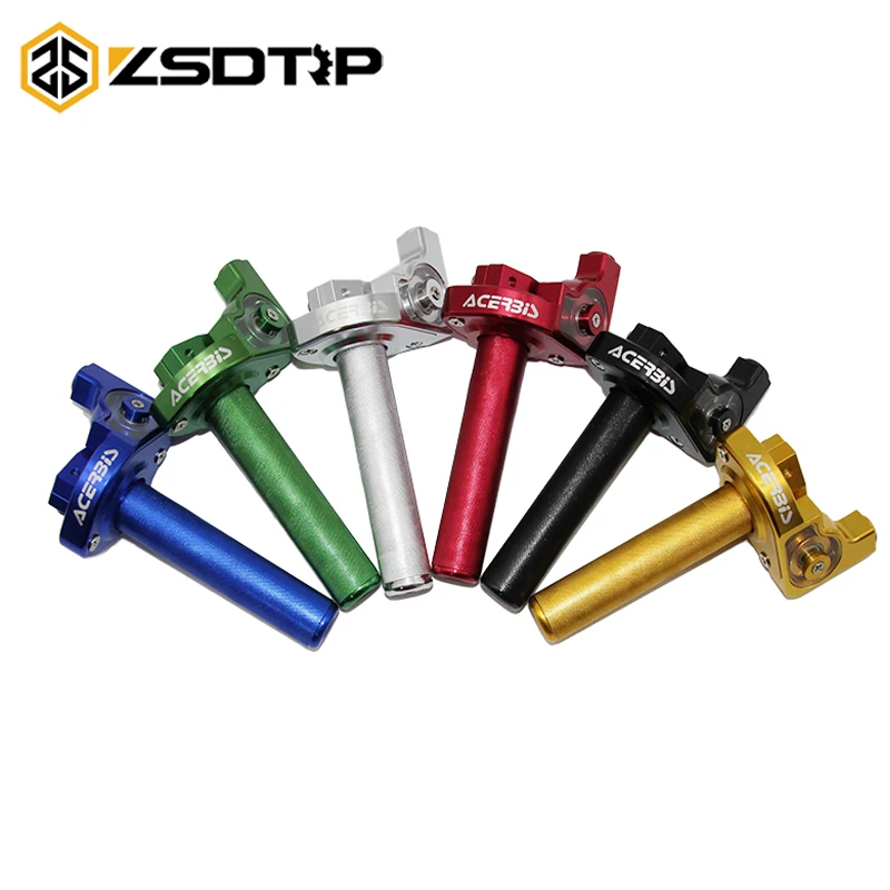ZSDTRP 7/8 "Aluminium Accelerator Twister Griffe Griff Drossel Twist Grips Dirt Bike Motorrad Lenker Roller Fahrrad Image