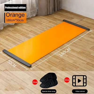 140/180/200cm Skating Training Glide Mat Professional Leg Core Training Workout Board for Ice Hockey