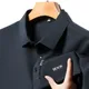 Camicia POLO a maniche corte casual da uomo con ricamo nuovo ricamo Business Top comodo e traspirante a maniche corte alla moda