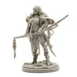 Kits de modèles en résine de soldat de beauté 38mm, figurine beauté incolore et auto-assemblée