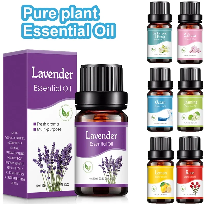 Pflanzen-Aromatherapie-Öl für Diffusor, Luftbefeuchter, Haushalt/Fahrzeuge, Lufterfrischer, Duft/ätherisches Öl, Auto-Interier-Zubehör Image