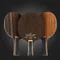 Table Tennis Racket Bottom Plate 5Ply For Table Tennis Racket Long Handle Ebony Dalbergia Ping-