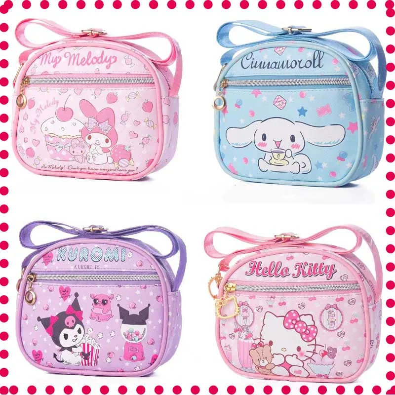 Hello Kitty Tasche Hello Kitty Niedliche Cartoon Kinder Umhängetasche Kawaii Kuromi My Melody Mini Umhängetasche Kinder Beutel Geschenk