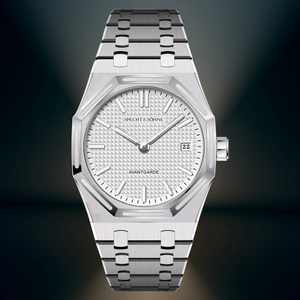 Neuheiten Specht & Söhne 38MM Uhren Für Männer Ultradünne Stahl Uhr Sapphire Kristall Quarz Armbanduhr Relogio Masculino Image