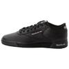 Sneaker REEBOK CLASSIC "EXOFIT LO CLEAN LOGO INT", Gr. 42,5, int, schwarz, silber, silber, Leder, sportlich, Schuhe