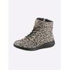 Stiefelette JOMOS, Damen, Gr. 40, beige (elfenbein, bedruckt), Nubukleder, sportlich, Schuhe