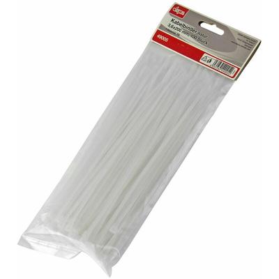 Kabelbinder natur 3,6 x 200 mm 100 Stück Binder Kabelband Kabelstrapse Image