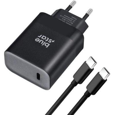 Reiseladegerät Typ c + Kabel Typ c auf Typ c pd QC4.0 3A 45W in Schwarz Image