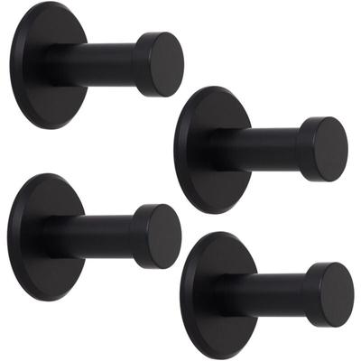 SOTECH Garderobenhaken TALEA (Ø 10 / 15 mm) Edelstahl massiv inkl. Befestigungsmaterial, schwarz Image