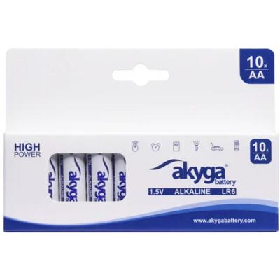 Akyga - aa LR6 Mignon (AA)-Batterie Alkali-Mangan 3050 mAh 1.5 v 10 St. Image