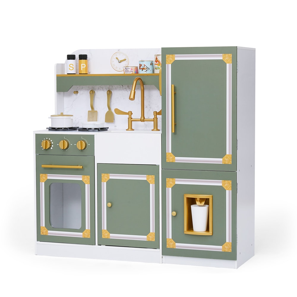 Cucina in legno per bambini 91,4 cm, Verde