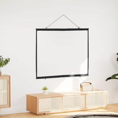 TEMU 50 Inch 4:3 Wall-mountable Projector Screen, Compact And Exquisite, The Classic 4:3 Ratio, Wall-mounted, A Clear Cinema Experience Image
