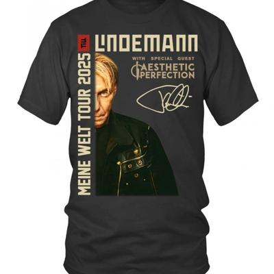 TEMU Lindemann Tour Shirt 2025 Short Sleeve Unisex Cotton T-shirt S-234xl Fr231 Image