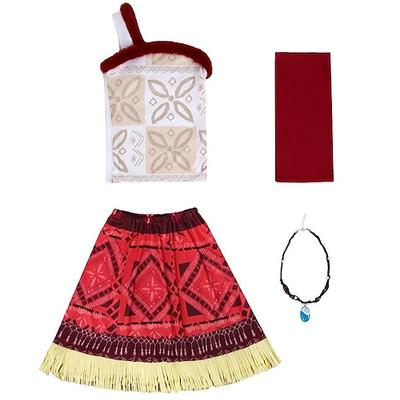 Moana Märchen Moana Outfits Kostüm Märchenfiguren Cosplay Film Cosplay for Mädchen Kinder Halloween Karneval Welttag des Buches Leistung Pädagogisches Ankleiden Verkleidung für Schulveranstaltungen Image