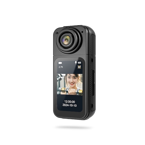 1080P HD Mini Pocket Action-Kamera Wifi 180 Grad drehbares Objektiv tragbare Outdoor-Sport-Action-Cam mit 1,47 IPS Bildschirm Magnetische TF Valentinstagsgeschenk