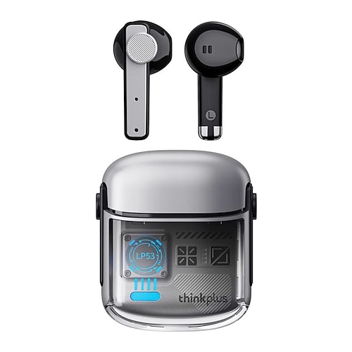 Lenovo LP53 kabellose Bluetooth 5.4-Kopfhörer, mechanisches Design, Gamer-Headset, TWS, Geräuschunterdrückung, Sport-Ohrhörer, lange Standby-Zeit, neu Image