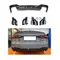 Diffusore S5 B9 con tubo di coda per Audi A5 B9 2020-2022 Aggiornamento Audi S5 Diffusore posteriore Audi A5 Diffusore