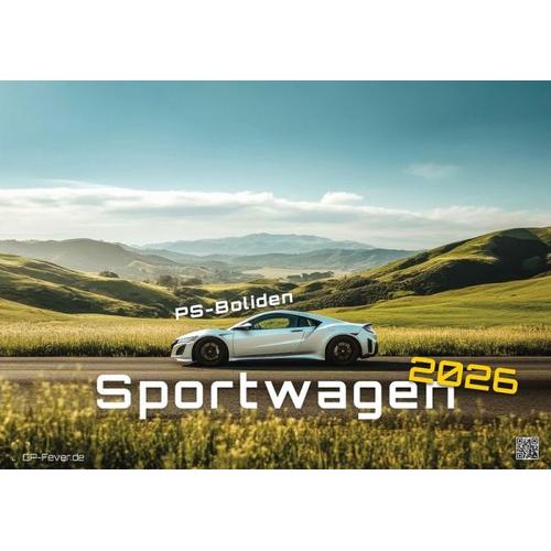 Sportwagen - PS-Boliden - 2026 - Kalender DIN A3 - GP-Fever.de