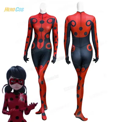 Miraculous Ladybug 6 Cosplay Marinette Kostüm Sexy Overall Halloween Karneval Spielen Rolle Kleidung Image