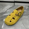 Sommer Frauen Schuhe Plus Größe Casual Flache Sandalen Aushöhlen Mode Faulenzer Designer Frauen