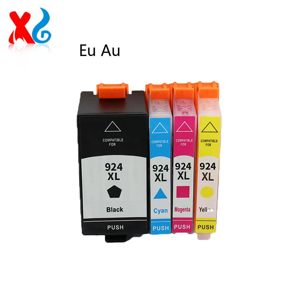 HP924 Tintenpatrone für HP OfficeJet Pro 8120e 8122e 8124e 8125e 8130e 8132e 8134e 8135e 8138e 8139e HP924 Chip EUR AU 2,5K 0,8K Image