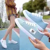 Segeltuchschuhe Damen Neue Damenschuhe Frühling Weiße Schuhe Student Sport Flache Schuhe Sneakers