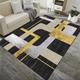 RUGMRZ Runner Rug For Hallway 160X200Cm Christmas Decoration 13 Black Modern Minimalist Geometric Living Room Rectangular Household Gold Carpet Runners Hallways Floor