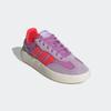 Sneaker ADIDAS SPORTSWEAR "BARREDA DECODE E KINDER", Gr. 38, preloved lila, lucid rot, powder plum, Leder, Textil, sportlich, Schuhe