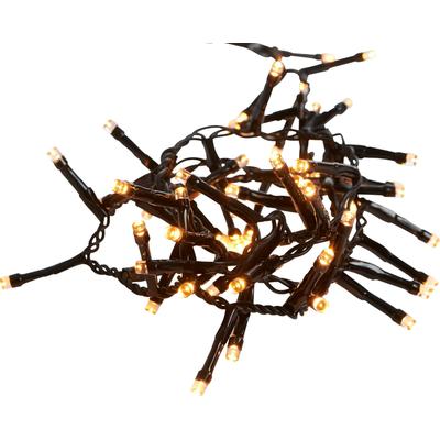 EGLO LED-Lichterkette "GOLDEN WARM WHITE - Weihnachtsdeko - Beleuchtung - Winterdeko", schwarz (schwarz, amber), Flammen 800 St., Kabellänge 5m x Gesamtlänge 21m, Lichterketten, Lichterkette XXL, Außenbeleuchtung, extra-warmweiß, mit Kabel, 16 m Image