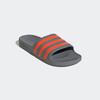Badesandale ADIDAS SPORTSWEAR "AQUA ADILETTE", Gr. 42, grau three, impact orange, grau three, Synthetik, sportlich, Schuhe