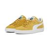 Sneaker PUMA "Suede Classic Sneakers Erwachsene", Gr. 40, amber weiß gelb, Obermaterial: Kuhleder, Synthetik; Futter: Synthetik, Textil; Innensohle: Textil; Laufsohle: Gummi, Schuhe