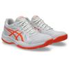 Hallenschuh ASICS "UPCOURT 6", Gr. 41,5, weiß, vivid coral, Synthetik, sportlich, Schuhe, für Hallensport